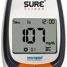 niscomed Sure screen Simple & Accurate Automatic Glucose Blood Sugar testing Machine Glucometer-picture-10