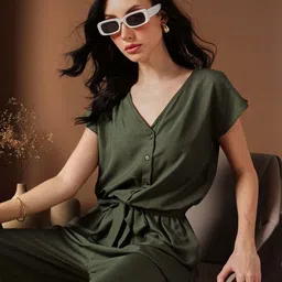 street9 Solid Women Jumpsuit image 1
