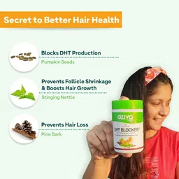 oziva Plant Based DHT Blocker With Pine Bark for Hairfall Control & Follicle Stimulation image 3