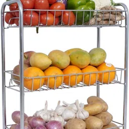 glocy Utensil Kitchen Rack spice rack 3 self for kitchen Steel image 5