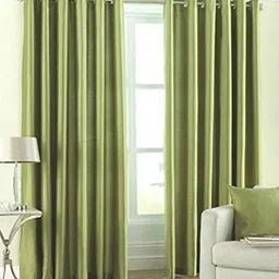 home sazawat 213 cm (7 ft) Door Polyester Room Darkening Curtain (Pack Of 2)-picture-24