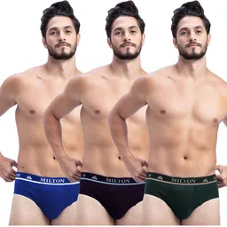 milton Pack of 3 Solid Men Brief-picture-18