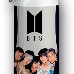 printingzone Bts sipper Bts water Bottle Aluminium 600 Water bottle for Girls Boys(BS-29) 600 ml Water Bottle-picture-20