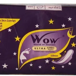 Ultra Jumbo Nighter Extra Soft and Comfort Day Night XXL Sanitary Pads/Napkins for Women Ultra thin Dry Coverage Organic and rash Free Disposable Pads- Ultra Premium Ultra Soft, Pack of 1(30 Pads) Sanitary Pad-image-1