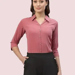 Women Regular Fit Solid Formal Shirt-image-54