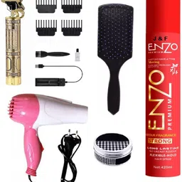 J & F Hair Trimmer,Hair Dryer,Flat Comb,Hair Spray,Hair Wax Personal Care Appliance Combo-picture-22