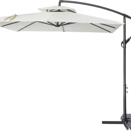 nawbeda Priemium 2.5M Square Garden Cantilever Parasol, Size: 2.5M*2.5M*8K height:224cm Umbrella-picture-10