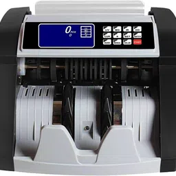 Drop2Kart Bill Counter - Counts All Indian Currency, RGB LCD Display, HeavyDuty Motor, UV/MG/MT/IR Sensors with After Sales Service Support Note Counting Machine image 1
