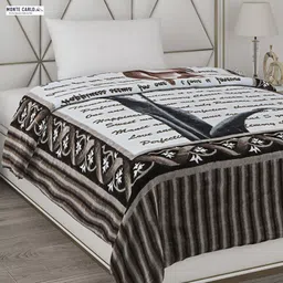 monte carlo Printed Single Mink Blanket for Heavy Winter image 3