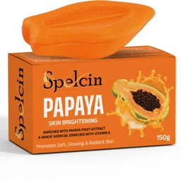 spelcin Sp Papaya Soap Enriched With Vitamin E Promotes Soft, Glowing Skin image 2