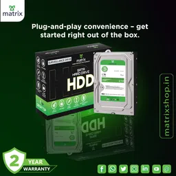 Matrix 1 TB External Hard Disk Drive (HDD) image 4