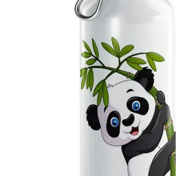 printwala Stylish Panda Sipper Bottle – Lightweight, Durable & Easy to Carry 600 ml Water Bottle image 2