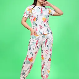 jk creation Tshirt Hot Pants Western Set image 5