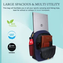 luzian Medium 30 L Laptop Backpack MetroPro Premium Polyester Backpack image 5