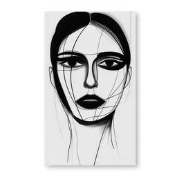 nestroots Portrait Set of 4 Canvas Wall Painting Stretch Canvas Frame image 3