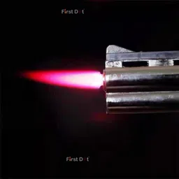 crokroz Mini Revolver Gun Lighter | Jet Flame with Button Jet Flame And windproof | Refillable Butane Gas Pocket Lighter image 3