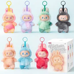 plushvibe PopMart Labubu Doll Cute Plush Toy Kawaii Mystery Blind Box Collectible image 1