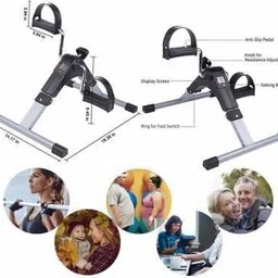 maitri enterprise Foldable Portable Foot, Hand, Arm, Leg Exercise Pedaling Machine2 Mini Pedal Exerciser Cycle image 3