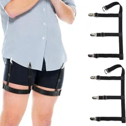 HomeWareKart Shirt Stays for Men | Shirt Holder, Adjustable Shirt Tucker Garter-picture-10