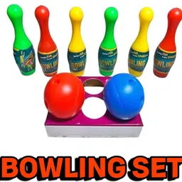ragvee Bowling Toy Set with 10 Bottles and 2 Balls Game for Kids Rattle image 4