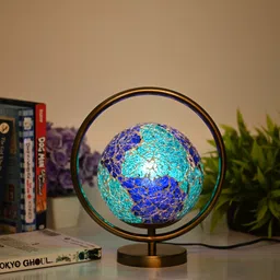 afast Mosaic Table Lamp With Designer Lighting Effects, (Pack Of 4) Table Lamp image 2