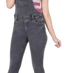 fck-3 Women Grey Dungaree-picture-20