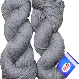 m.g enterprise Knitting Yarn Martina Wool, Crave Wool Steel Grey 200 gm Best Used with Knitting Needles, Crave Wool Crochet Needles Wool Yarn for Knitting.-picture-11