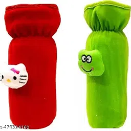 harvin Vlevet Baby bottle cover ( Set of 2 Red and green Baby Milk Bottle Cover )-picture-22