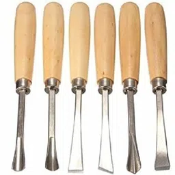 qalam kaari 6 Pcs Wood Carving Chisel Set For Home And Professional Use Engraving Set-picture-17