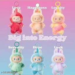 kssc Labubu The Monsters Plush 360 degree Head Rotation - 8 cm image 4