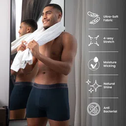 freecultr Pack of 2 Solid Men Trunk image 3