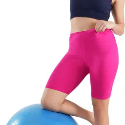 jasora Pack of 2 Solid Women Multicolor Cycling Shorts image 5