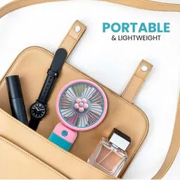 Sonic Sky Mini Rechargable Hand fan USB Fan USB Air Cooler (Multicolor)Hand Fan Mini Fan 14 Plus Rechargeable Fan, USB Air Cooler, USB Cable, USB Fan image 4