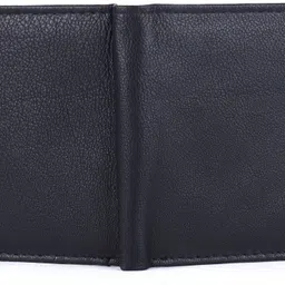 urban leather Men Formal Black Genuine Leather RFID Wallet image 4