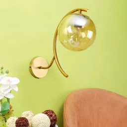 eliante by jainsons lights Ciaro Metal Novelty Wall Light (Gold) image 2