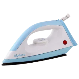 Lifelong 1000 Watts Dry Iron (180 Degree Swivel Cord, LLDI10, Blue)-image-7