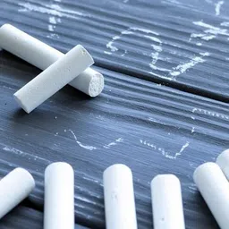 SSKR White Colored Chalk Pieces Tukda/Crumbs for Rangoli Floor Designs - 900 Grams image 3