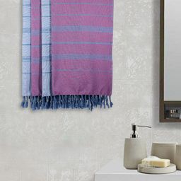 Arrabi Set Of 4 210 GSM Printed Cotton Bath Towel-picture-28