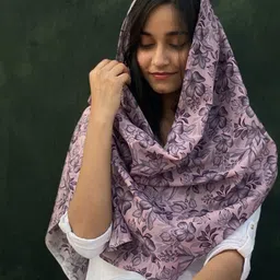 BUTA BUTI Floral Printed Cotton Scarf-picture-20