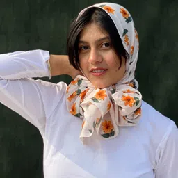 BUTA BUTI  Floral Printed Cotton Stole-image-1