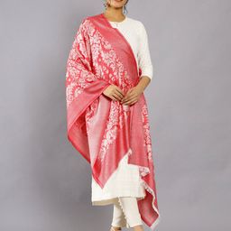 HANDICRAFT PALACE Floral Woven Design Shawl-picture-41