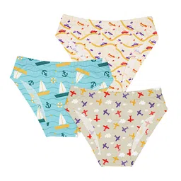SuperBottoms Pack of 6 Supersoft Boy Sustainable Briefs Und-M-Br-KD-SS-4_6-6PACK image 2