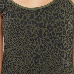 Clovia Animal Print Cotton Camisole image 3