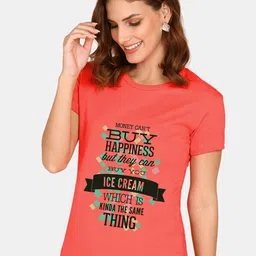 Wyld Sprog Typography Printed Pure Cotton Regular Fit T-shirt image 5