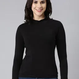 TWIN BIRDS Turtle Neck Ribbed Tshirt-picture-22