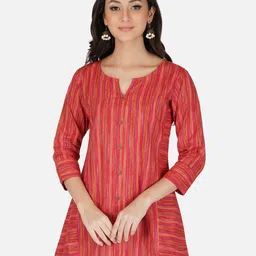 Haute and Humble Striped Cotton A-Line Top-picture-37