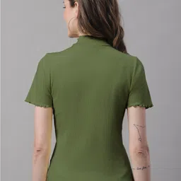 FBAR Pack Of 2 Turtle Neck Ribbed Cotton Top image 5