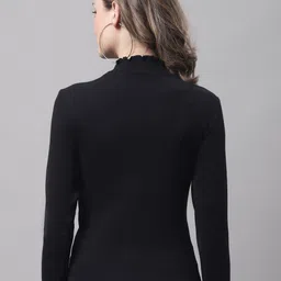 FBAR Pack Of 2 High Neck Knitted Cotton Fitted Tops image 2