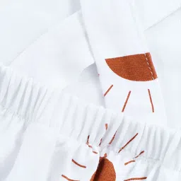 LULU & SKY Print Flared Sleeve Cotton Top image 4