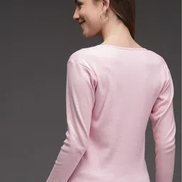 BAESD Long Sleeves Ribbed Pure Cotton Top image 3